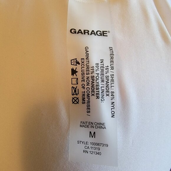 White Garage Women's Scrunchie Bandeau Bikini Top - Picture 3 of 6